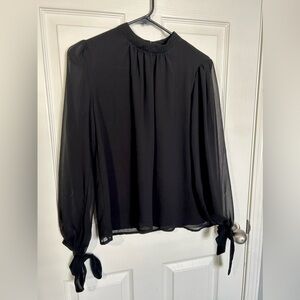 Forever 21, Women’s, Long Sleeve, Blouse, Black, S